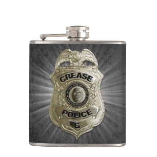 Petaca Policía del pliegue (portero del hockey)