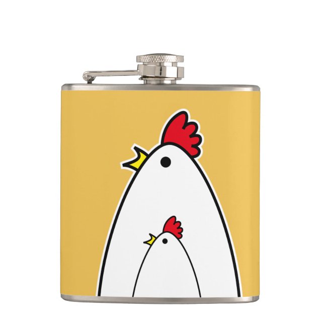 Petaca Pollos (Anverso)
