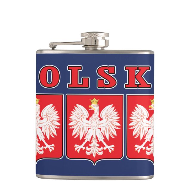 Petaca Polska Eagle Shields (Anverso)