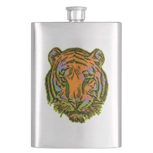 Petaca Pop Art TIGER HEAD + tu trasero. e ideas