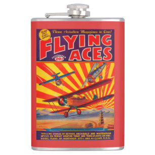 Petaca Portada de revista de los as de vuelo