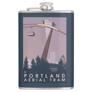 Petaca Portland, escena de la tranvía de OregonAerial