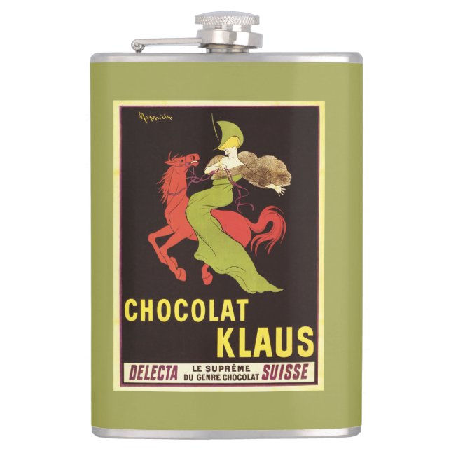 Petaca Poster del anuncio de Chocolat Klaus (Anverso)