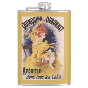 Petaca Poster promocional del aperitivo de Quinquina