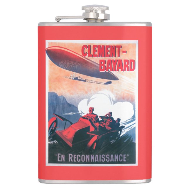 Petaca Poster promocional del dirigible de Adjudant (Anverso)