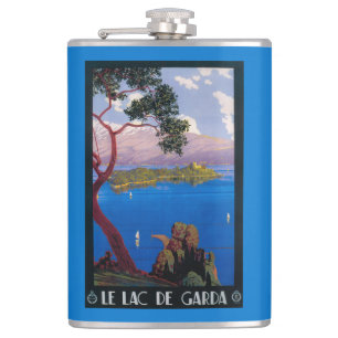 Petaca Poster promocional del viaje de Garda del lago