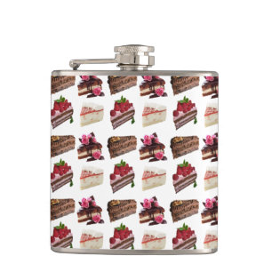 Petaca Postres para Amantes de Tartas Raras Patrón Extrav