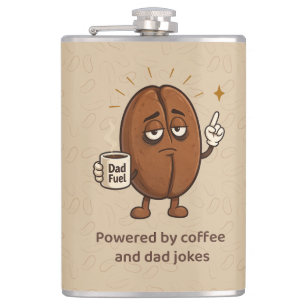 Petaca Potenciado por Café Divertido Granos de Café Día d