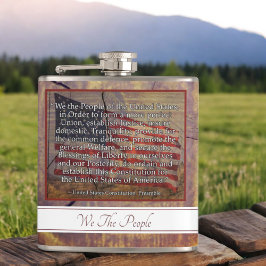 Petaca Preámbulo de la Constitución de Estados Unidos sob