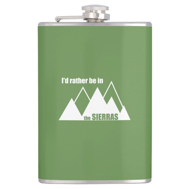 Petaca Preferiría Estar En Las Sierras (Anverso)