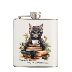 Petaca Preparado Para La Escuela Como Un Jefe