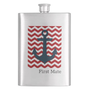 Petaca Primer MATE Nautical Boating Patriotic Fun