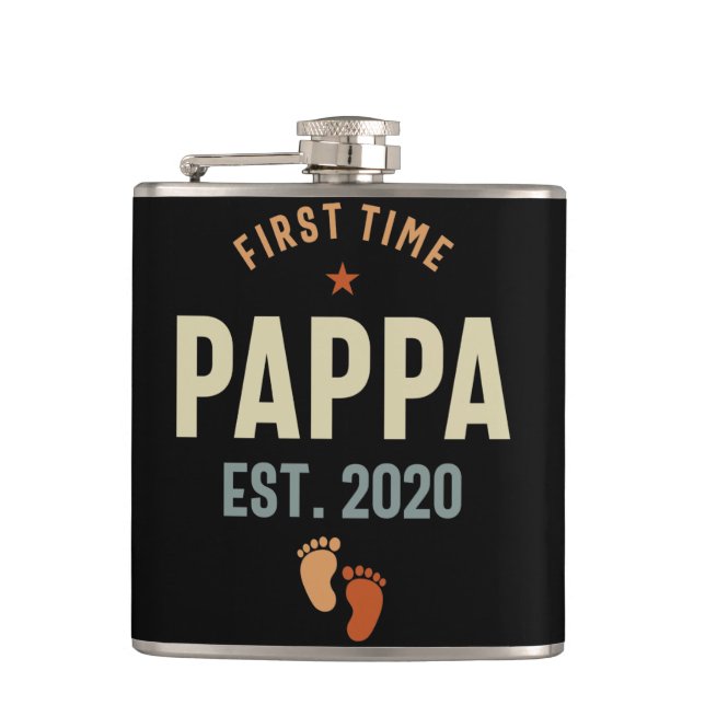 Petaca Primer regalo de Pappa Est 2020 Daddy (Anverso)