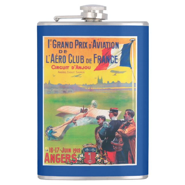 Petaca Primera aviación Grand Prix (Anverso)
