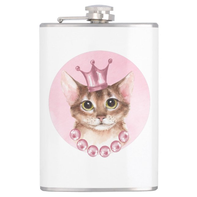 Petaca Princesa de gato (Anverso)