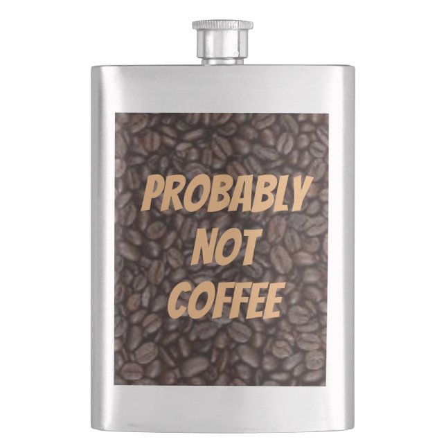 Petaca Probablemente no Coffee Classic Flask (Anverso)