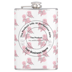 Petaca Producto blanco y negro minimalista moderno elegan