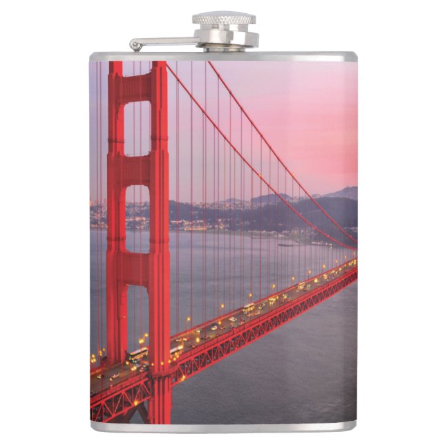 Petaca Puente de la puerta de oro tira almohada (Anverso)