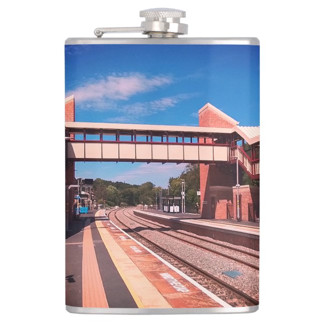 Petaca Puente en la estación (Anverso)