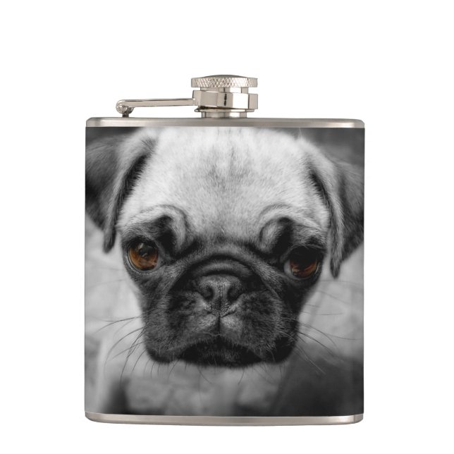 Petaca Pug Pup (Anverso)