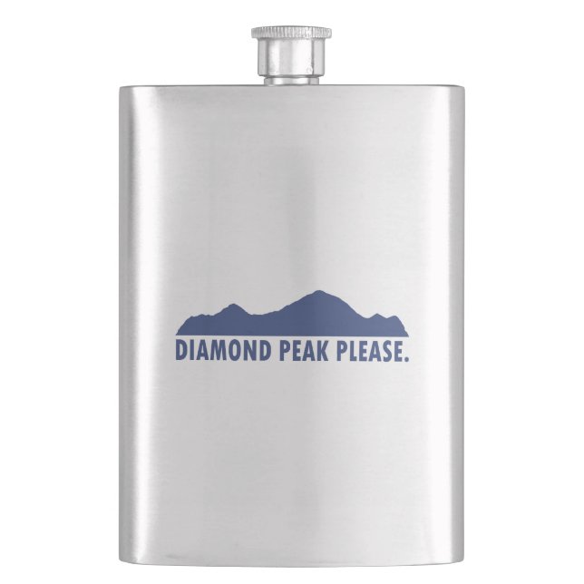 Petaca Punto máximo de diamante, por favor (Anverso)