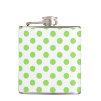 Puntos de polka blanco y limón