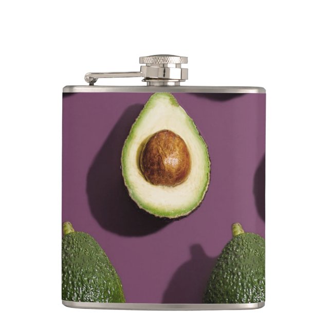 Petaca Púrpura verde aguacate (Anverso)