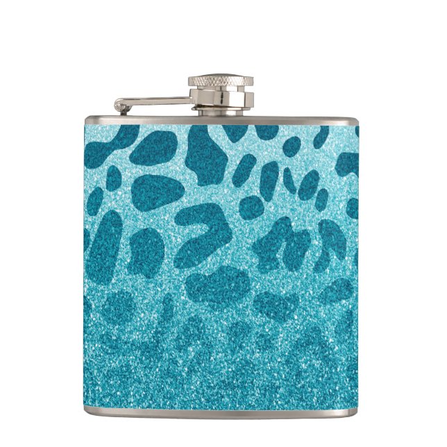 Petaca Purpurina Leopard (Anverso)