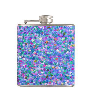 Petaca Purpurina Multicolor Mosaico Moderno Grit