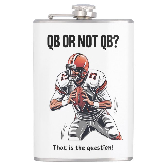 Petaca ¿QB o no QB? (Anverso)