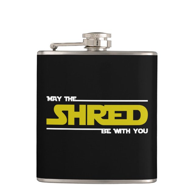 Petaca Que Shred Esté Contigo (Anverso)