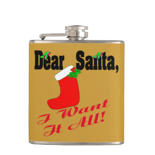 Petaca Querido Santa Flask