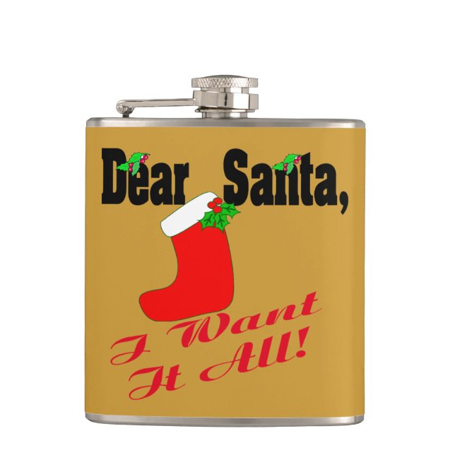 Petaca Querido Santa Flask (Anverso)