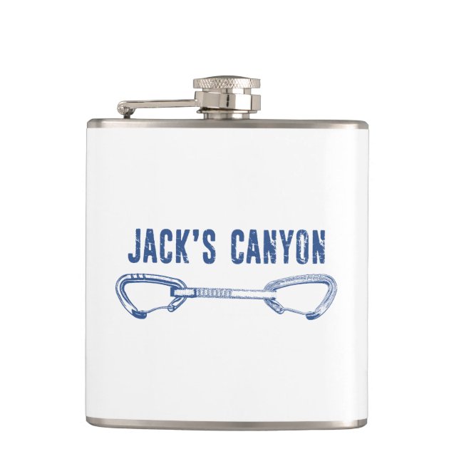 Petaca Quickdraw para escalada en roca en Jack's Canyon A (Anverso)