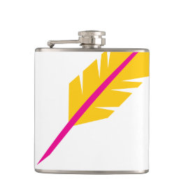 Petaca Quill Vinyl Wraped Flask