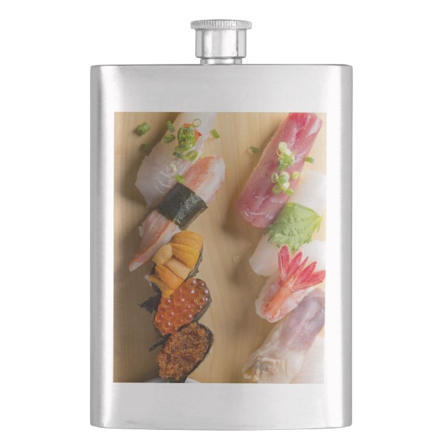 Petaca Rainbow Pour – Sushi Arc Classic Flask (Anverso)