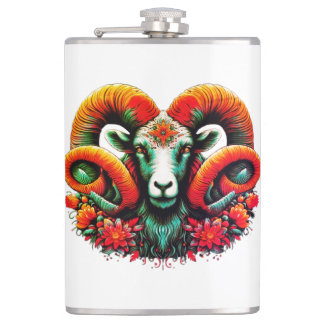 Petaca Ram Espíritu - Cuernos florales y sabiduría de la
