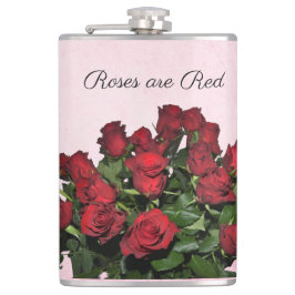 Petaca Ramo de rosas rojas
