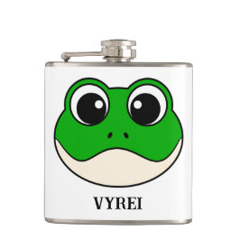 Petaca Rana Cute Sonriente