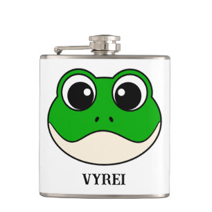 Petaca Rana Cute Sonriente