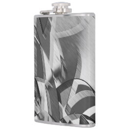 Petaca Rasgos grises sobre alguna imagen negra y borrosa