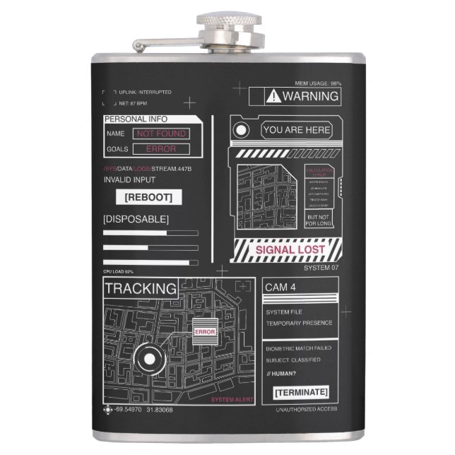 Petaca Rastreo - Diseño de calzado tecnológico-brutal (Anverso)