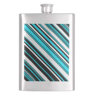 Petaca Rayas de agua blanco y negro lindo Funda-Mate iPho