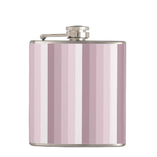Petaca rayas de sombra de cuarzo Rosa