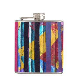 Petaca Rayas metálicas