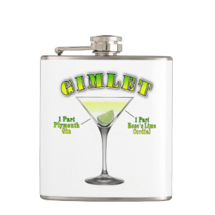 Petaca Receta de Cóctel Gimlet Martini Arte