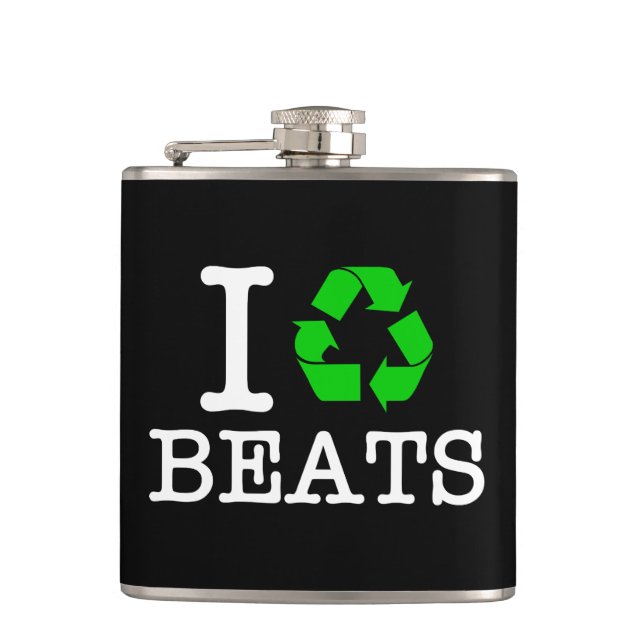 Petaca Reciclé Beats (Anverso)