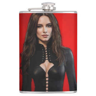 Petaca Red Black flask