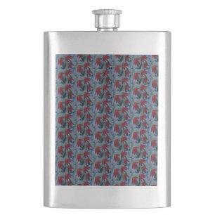 Petaca Red Daisies Classic