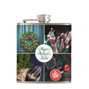 Petaca Red fotográfica personalizada de Navidades de hipo